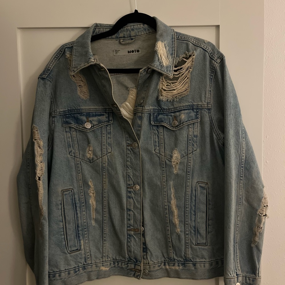 Topshop Moto Denim Jacket